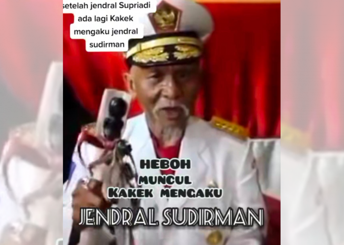 HEBOH! Muncul Kakek Paruh Baya Mengaku Panglima Besar Jenderal Sudirman, Netizen: Kakek Ini Lagi Latihan Drama