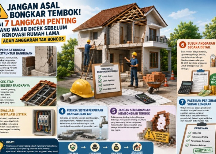 Rumah Tipe 36 Terasa Sempit? Coba 7 Trik Renovasi Ini agar Ruangan Terlihat Lebih Luas dan Nyaman