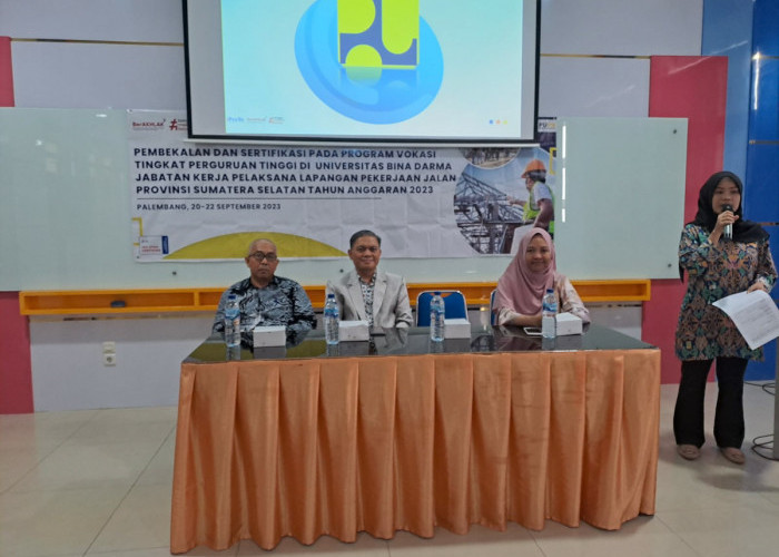 Balai Jasa Konstruksi Wilayah II Kolaborasi Dengan UBD Palembang Gelar Pembekalan Pada Mahasiswa 