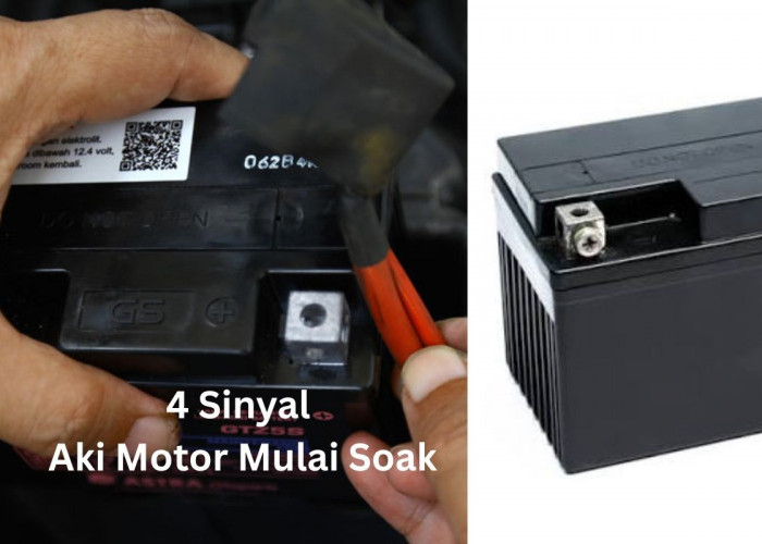  4 Sinyal Kalau Aki Motor Mulai Soak, Jangan Sampai Mogok Di Jalan
