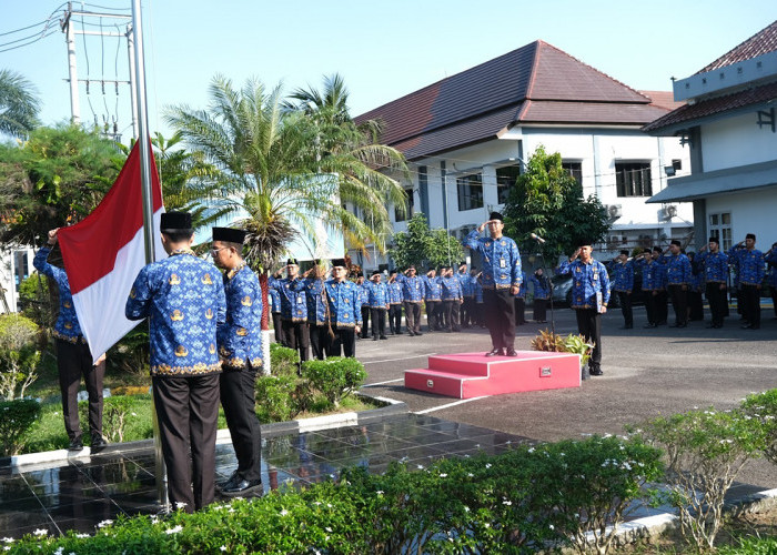 Peringati Hari Sumpah Pemuda ke-96, Kanwil Kemenkumham Babel Gelar Upacara Bendera