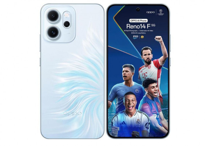 OPPO Reno 14 F Usung Kamera AI  dan Baterai Jumbo! Ini Spesifikasi dan Harga Terbaru di Indonesia