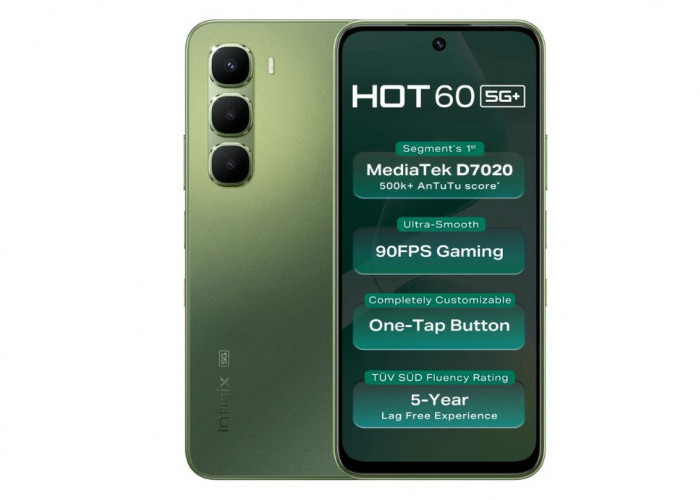 Infinix HOT 60 Pro+: HP Minimalis dengan Desain Bodi Curved Super Tipis