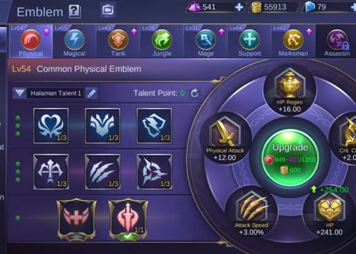 Cara Meningkatkan Emblem di Mobile Legends Secara Cepat