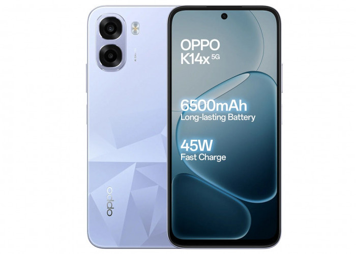 Oppo K14x 5G Tawarkan Visual Mulus Berkat Panel HD+ 120Hz dan Outdoor Mode 2.0, Ini Spesifikasinya