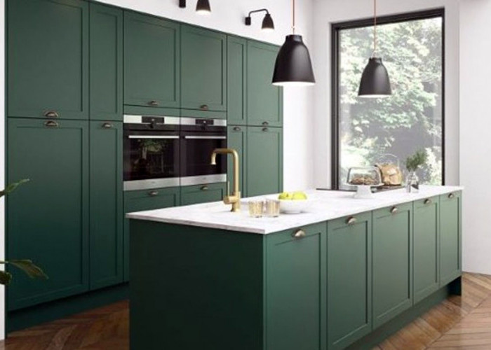 7 Pilihan Warna Hijau untuk Kitchen Set, Bikin Dapur Minimalis Terkesan Lebih Cerah dan Segar