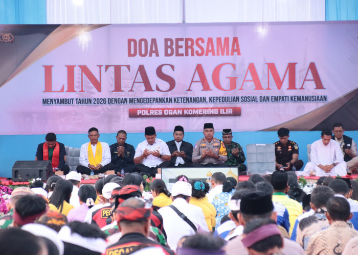 Polres OKI Gelar Doa Bersama Lintas Agama Jelang Tahun Baru