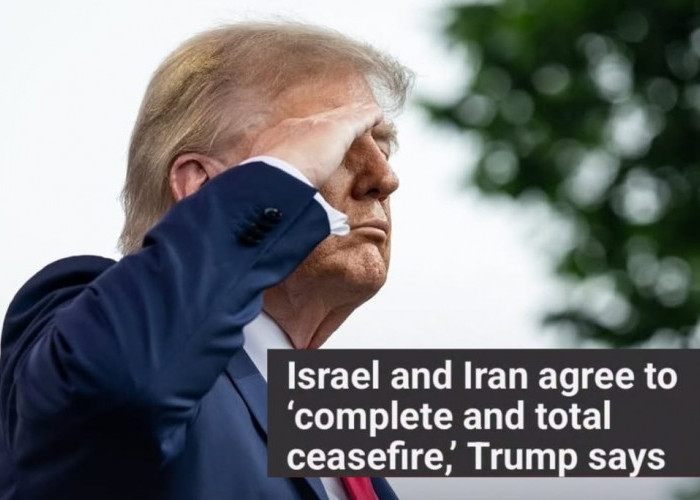 BOHONG, Klaim Trump Tentang Gencatan Senjata antara Iran dan Israel, Teheran Menolak Pengumuman Tersebut