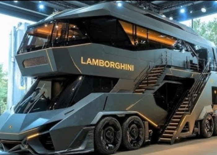 Lamborghini Motorhome Double Decker: Konsep Hotel Berjalan Super Mewah dengan Performa Ala Supercar
