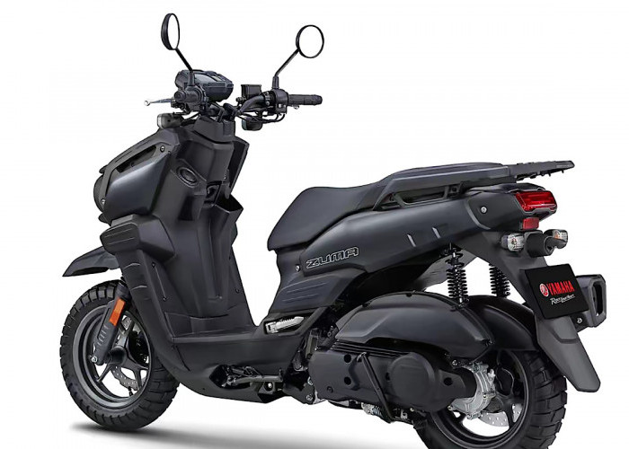 Yamaha Zuma Mirip FreeGo, Lubang Isi BBM di Depan Bahkan Bagasi di Bawah Jok Juga Sama Leganya  