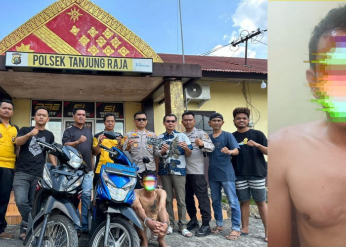 Berhasil Tangkap Pelaku Curat di Wilayahnya, Kinerja Polsek Tanjung Raja Diapresiasi Kapolres Ogan Ilir
