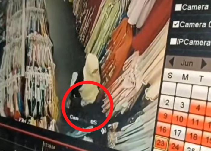 Viral Aksi Komplotan Emak-emak Kepergok CCTV Ngutil di Toko Baju Pasar 16 Ilir 