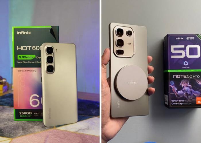 Infinix Hot 60 Pro & Infinix Note 50 Pro Tampil Premium dengan Desain Stylish dan Performa Multitasking