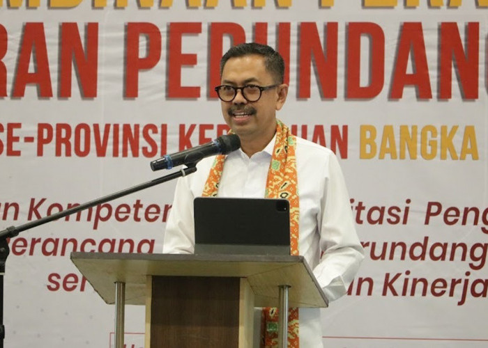 Berikan Penguatan Kepada Perancang Peraturan Perundang-Undangan di Bangka Belitung, Ini Pesan Dirjen Asep Nana
