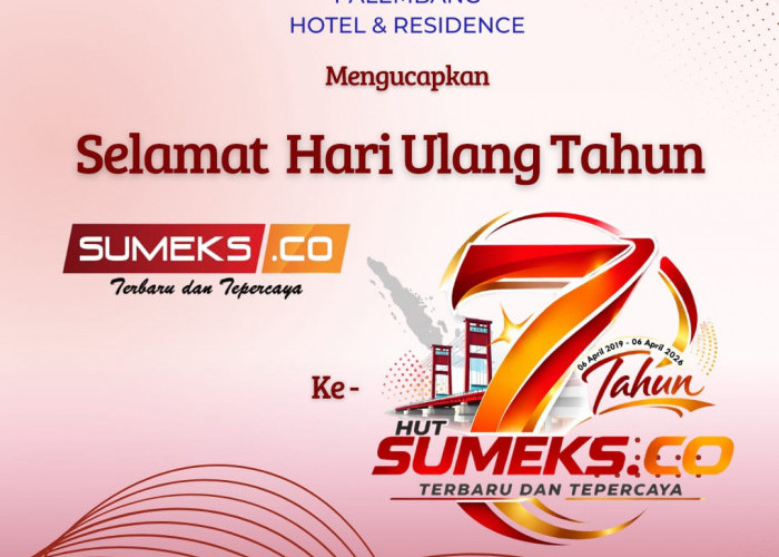 Novotel Palembang Mengucapkan Selamat Hari Ulang Tahun ke-7 SUMEKS.CO Tahun 2026