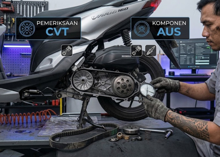 Jangan Tunggu Motor Mogok! Ini 7 Tanda V-Belt CVT Motor Matic Sudah Wajib Diganti 