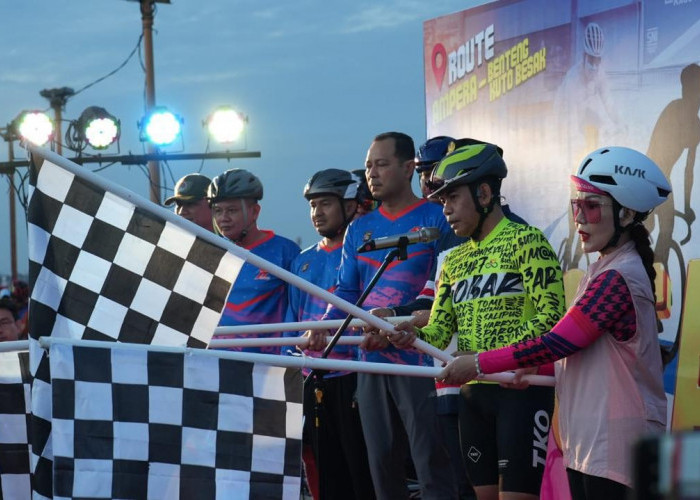 Semarak Hari Bhayangkara ke-79, Polda Sumsel Gelar Fun Bike Meriah di Palembang