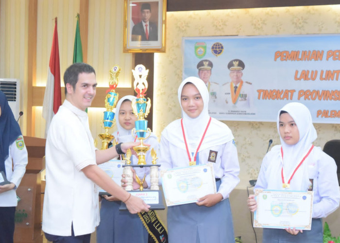 Siswi PALI Juara 2 Pelajar Pelopor Keselamatan Lalu Lintas Tingkat Provinsi Sumsel