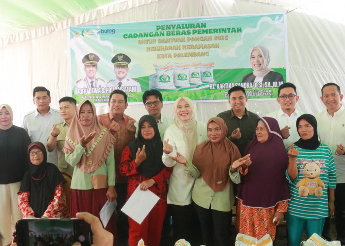 Program Nasional Prabowo, Pemkot Palembang Tuntaskan Distribusi Bantuan Beras 10Kg
