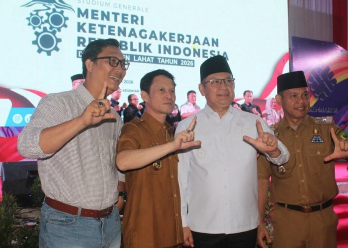 Wabup Empat Lawang Hadiri Kunker Menaker RI, Fokus Tingkatkan Kualitas Tenaga Kerja