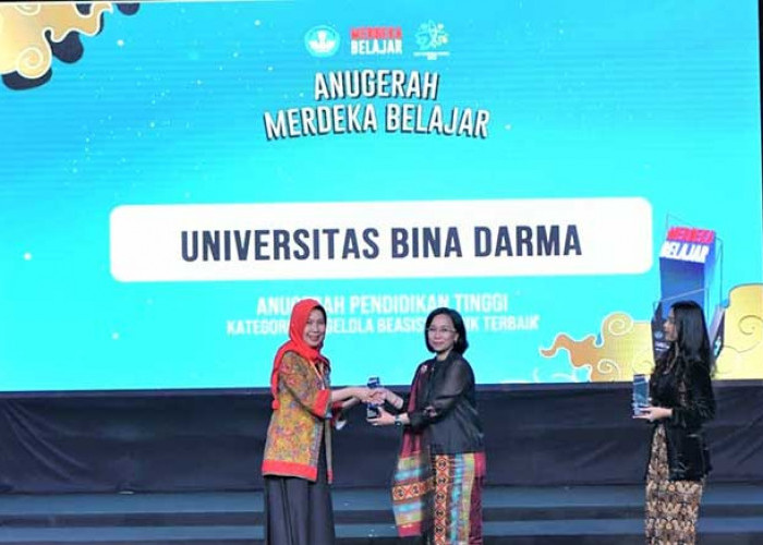 UBD Palembang Raih Penganugerahan Sebagai Pengelola Beasiswa Afirmasi Pendidikan Tinggi Terbaik