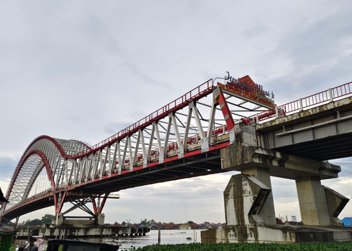 Buru Pelaku Pencurian Ratusan Meter Lampu Jembatan Musi VI Palembang Bernilai Miliaran Rupiah, Spesialis!