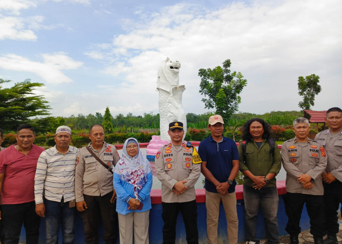 Dukung Program Ketahanan Pangan di Ogan Ilir, Kapolsek Tanjung Batu Cek Lokasi Lahan Penanaman Jagung