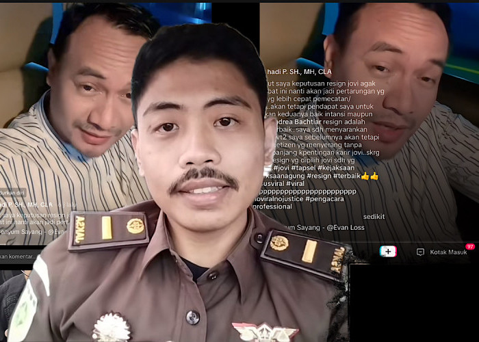 Jaksa Jovi Mundur Dari Kejaksaan Sudah Tepat, Gatot: ‘Itu Saran Saya Dari Dulu Tapi Ditentang Pendukungnya’   