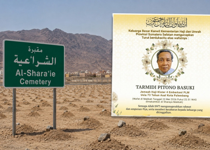 Innalillahi, Lagi Jemaah Haji Asal Palembang Meninggal Dunia, Dimakamkan di Sharaya Makkah