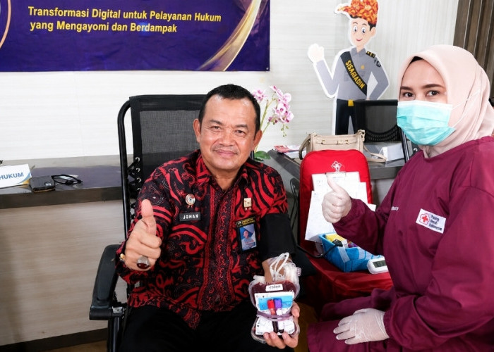 Setetes Darah untuk Sesama, Kemenkum Babel Kumpulkan 27 Kantong Darah di Hari Pengayoman ke-81