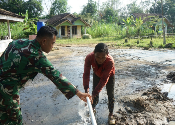 5 Titik Sumur Bor Selesai, Warga Desa Pematang Sukatani Nikmati Air Bersih Program TMMD 