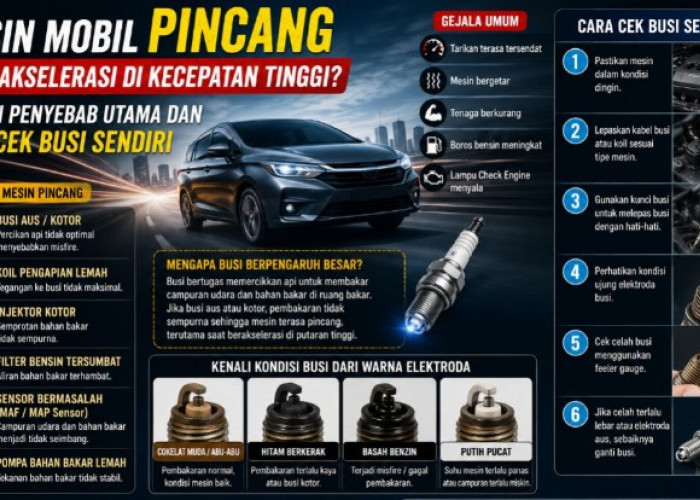 Mesin Mobil Terasa Pincang Saat Akselerasi? Jangan Panik, Ini Penyebab Utamanya dan Cara Cek Busi Sendiri
