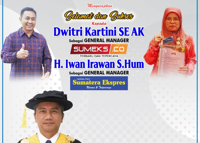 Rektor Unsri Mengucapkan Selamat dan Sukses Kepada H. Iwan Irawan dan Dwitri Kartini 