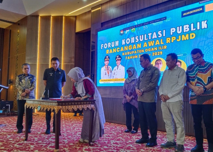 Bupati Ogan Ilir Buka Rapat Forum Konsultasi Publik Penyusunan Rancangan Awal RPJMD 2025-2029