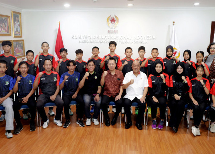 Audiensi ke Ketum KONI Pusat, Timnas Tenis Meja Kadet PB PTMSI Siap Ikuti Turnamen di Taiwan