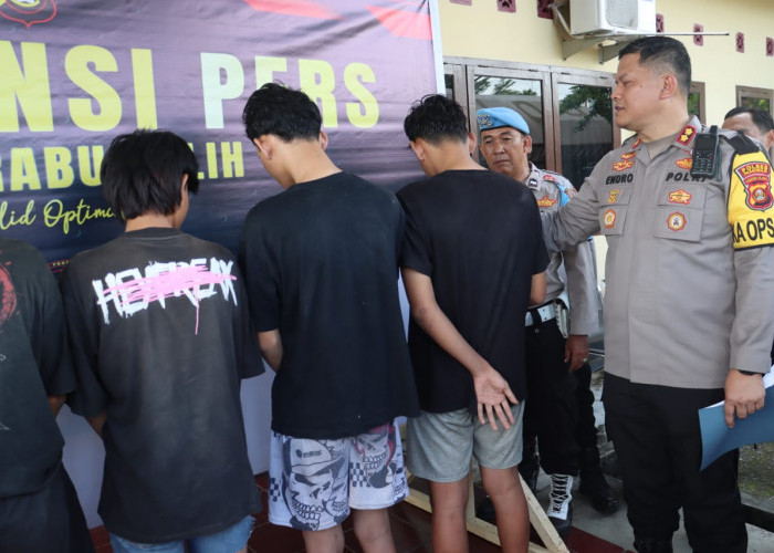 Terlibat Tawuran, 5 Anak di Bawah Umur Diringkus Polisi, 2 Orang Mantan Pencopet di Prabumulih