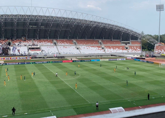 Babak Pertama Pegadaian Liga 2 Sriwijaya FC vs PSKC Cimahi, Skor Imbang 1-1 