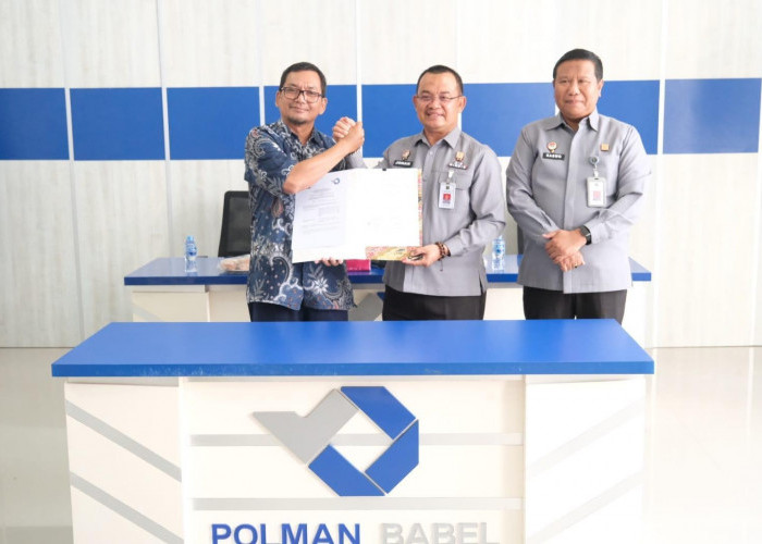 Kemenkum Babel dan Polman Timah Bangka Sepakati MoU Penguatan Sentra Kekayaan Intelektual
