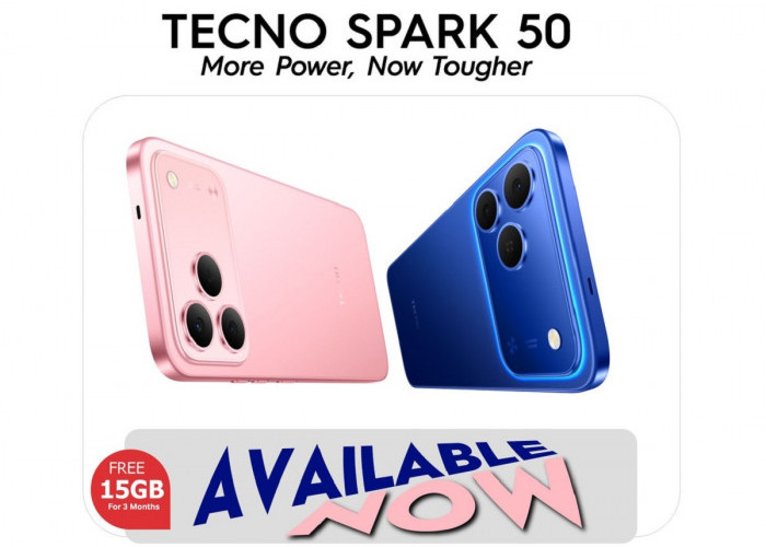 Tecno Spark 50 Varian 4G Rilis, Usung Baterai Jumbo 7000mAh dan Chipset Helio G81