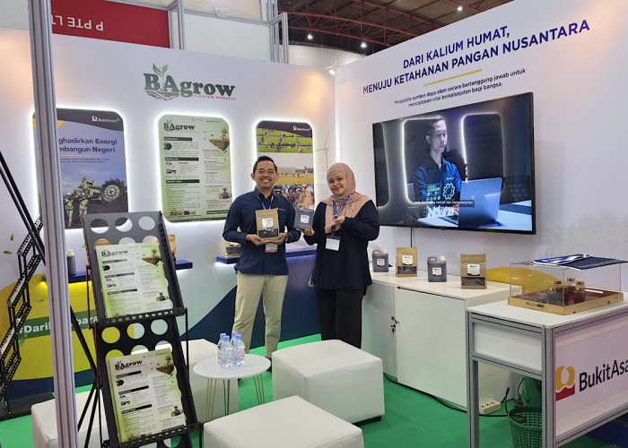 Perkuat Ketahanan Pangan, PTBA Perkenalkan Kalium Humat ‘BA Grow’ di Inagritech 2026