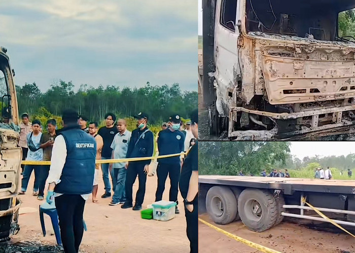 Solidaritas Sopir Minta Usut Tuntas, Siapa Bakar Truk Bersama Sopirnya di Kebun Tebu Ogan Ilir? 
