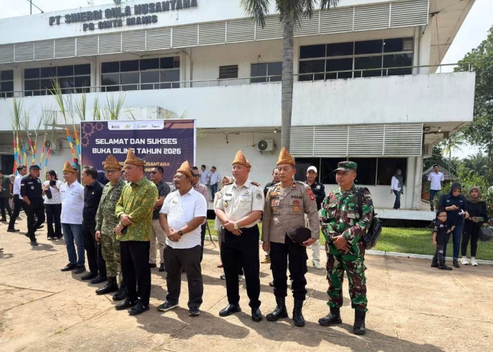 Kalapas Tanjung Raja Hadiri Peresmian Buka Giling Tebu PT Sinergi Gula Nusantara Tahun 2026