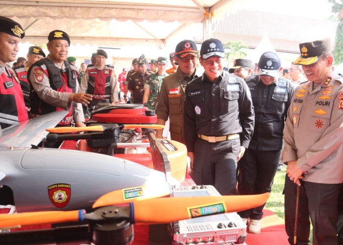  Gelar Pasukan dan Simulasi Karhutla, Polda Sumsel: Bakal Tindak Tegas Pelaku Pembakar Hutan dan Lahan