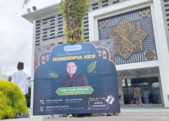 Raih Berkah Ramadhan! Ayo Ikuti Wonderful Kids Bersama Kak Toyib di Masjid Raya CGC