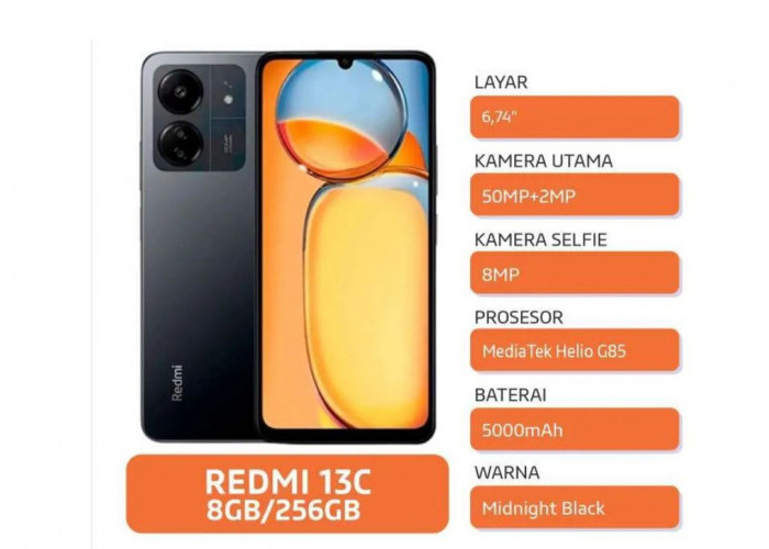 Harga Redmi 13C Terbaru Makin Mengoda dengan Spesifikasi Unggulan! Pilihan Warna Beragam dan stylish