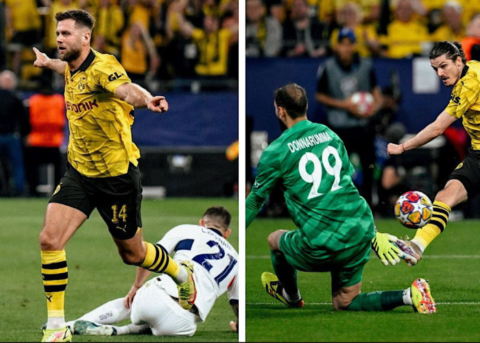 Babak Pertama Dortmund Memimpin 1 Gol Atas PSG, Gol Dicetak Niclas Fuellkrug 