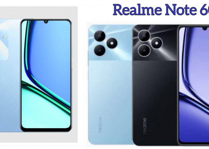 Kelebihan Realme Note 60: Desain Minimalis dan Ramping Punya Performa Mumpuni