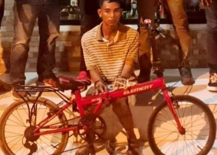 Curi Sepeda Lipat, Pitek Ditangkap Polisi 