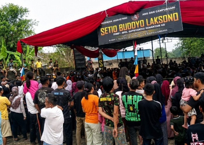 Kuda Kepang Jadi Magnet, Ribuan Warga Padati Kampung Sukosari Palembang di HUT RI ke-81