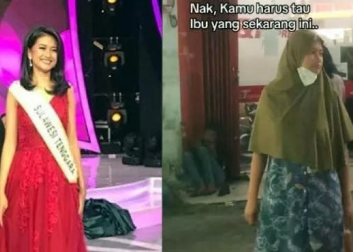 Emak-Emak Berdaster Lusuh di Tempat Main Anak Bikin Heboh, Ternyata Mantan Finalis Miss Indonesia 2018